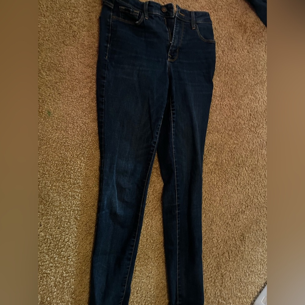 High rise jeans